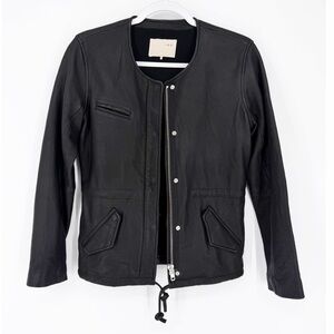 IRO Bria Leather Jacket Size XSmall